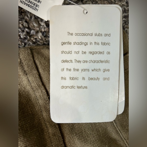 Jones New York NWT linen/cotton blend khaki pants size 8 - Picture 4 of 11